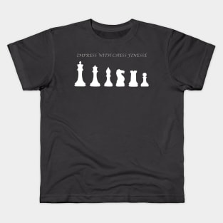 Chess Slogan - Impress with Chess 1 Kids T-Shirt